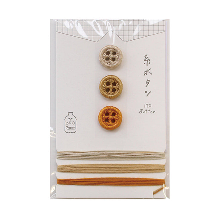 糸ボタンと糸のセット