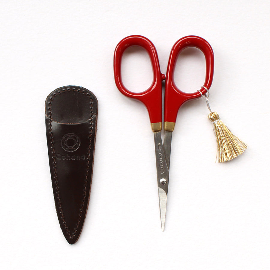 漆と金蒔絵の小ばさみ 朱塗り (45-140) – Cohana Online Store