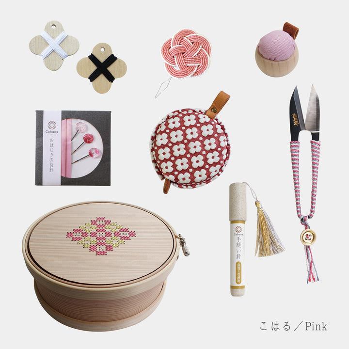 曲げわっぱの道具箱 お裁縫セット