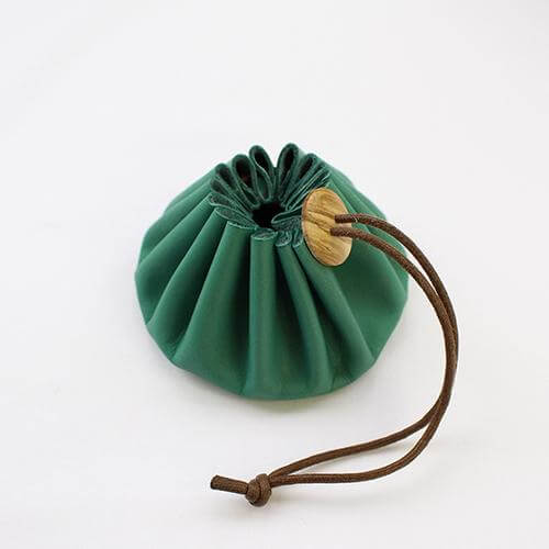 白なめし革の巾着 - Cohana Online Store