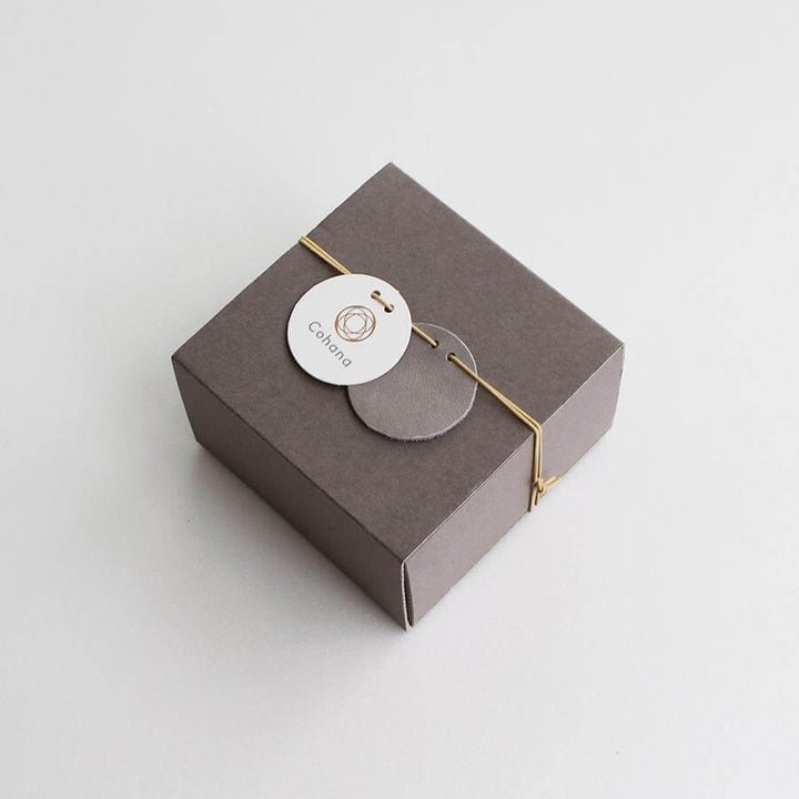 白なめし革の巾着 - Cohana Online Store