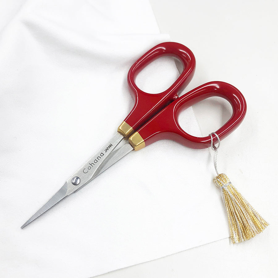 漆と金蒔絵の小ばさみ 朱塗り (45-140) – Cohana Online Store