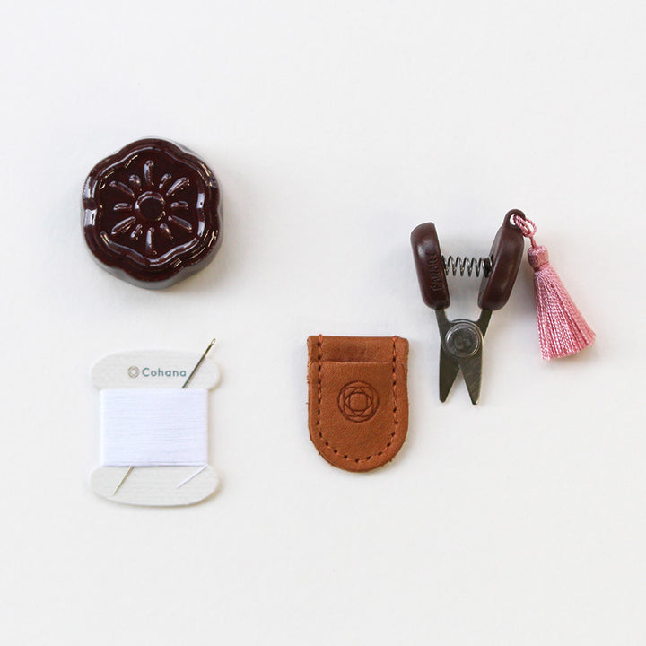 淡路瓦の針やすめ お針子セット