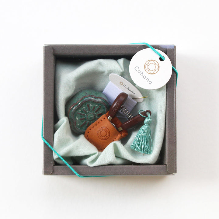 淡路瓦の針やすめ お針子セット