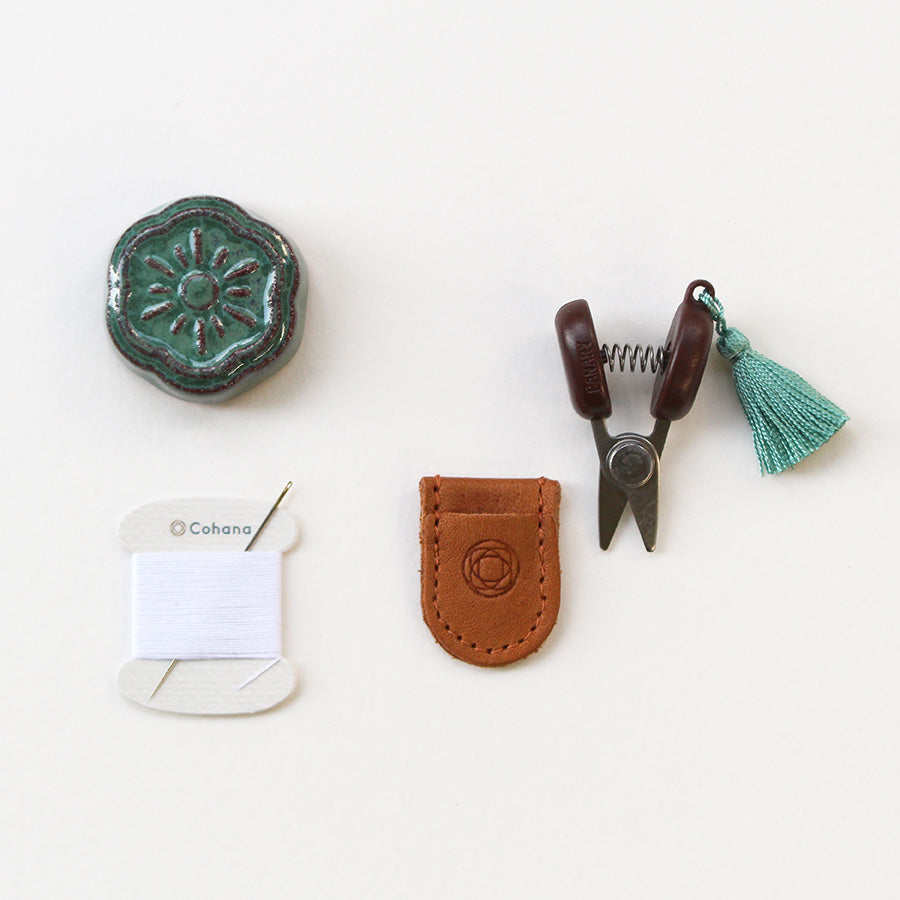 淡路瓦の針やすめ お針子セット