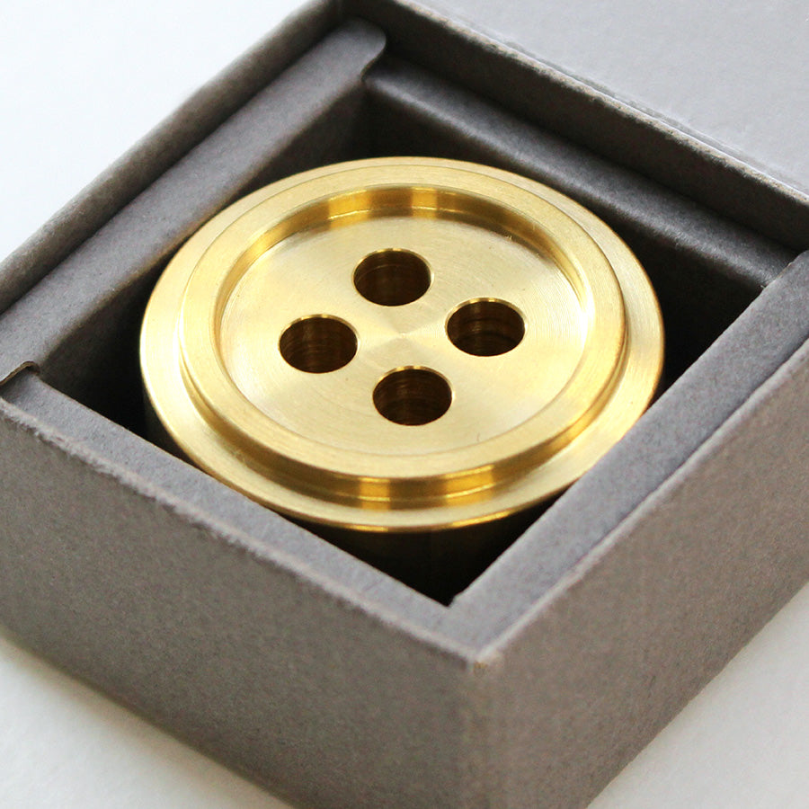 真ちゅうの豆文ちん (130g) (45-395)