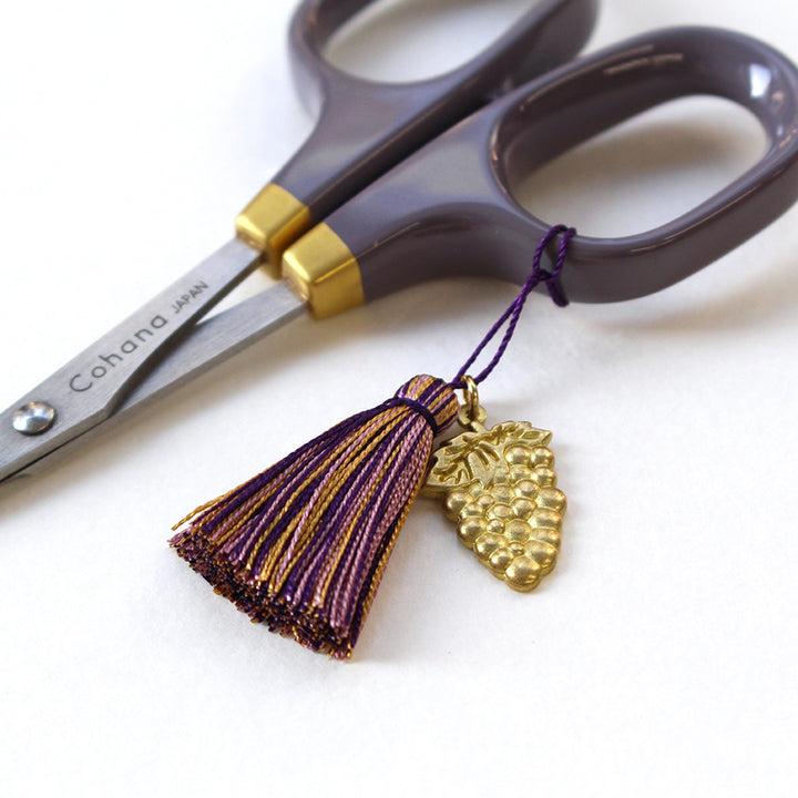 【数量限定・予約A:入荷2月上旬】漆と金蒔絵の小ばさみ ぶどう