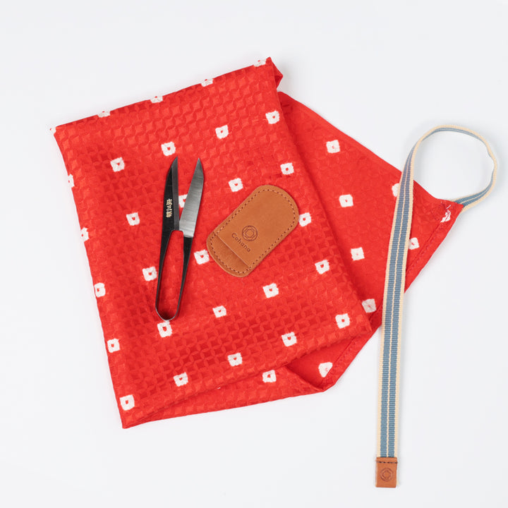 庄三郎 長刃糸切ばさみ 着物の小風呂敷