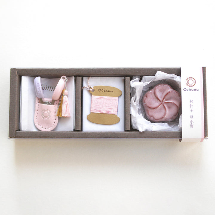 【数量限定・予約B:入荷3月中旬～下旬】お針子 豆小町　さくら／むらさき