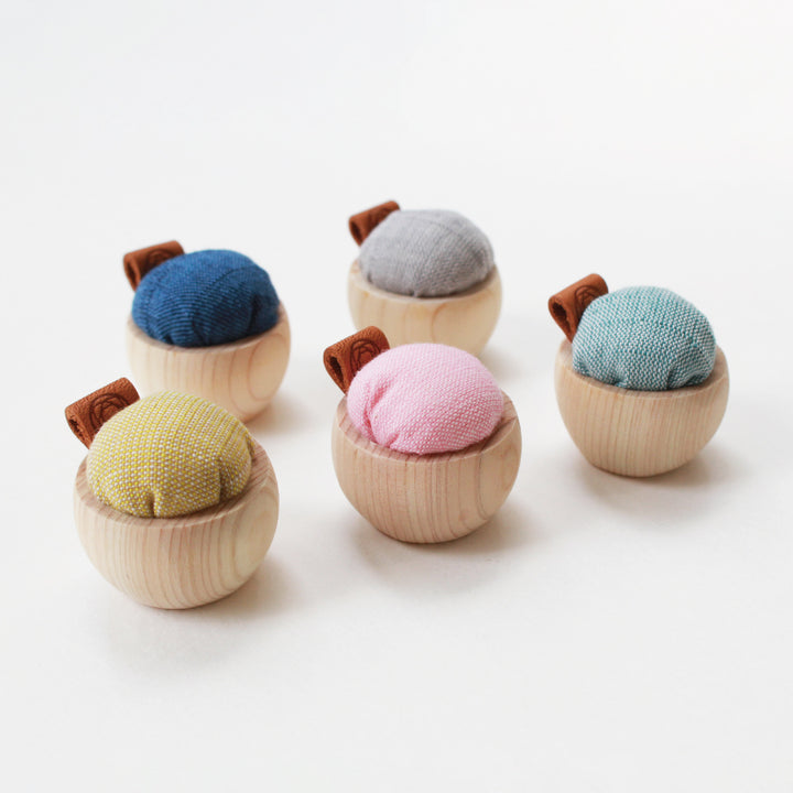ヒノキのピンクッション 会津もめん