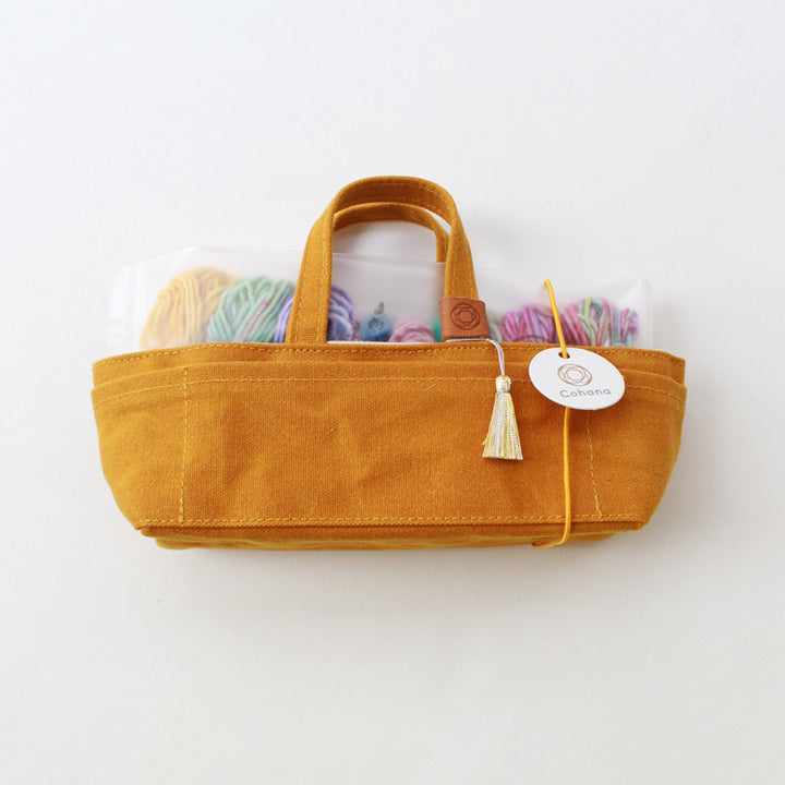 ミムラトモミ×Cohana「mimster yarnと豆道具入れのセット」