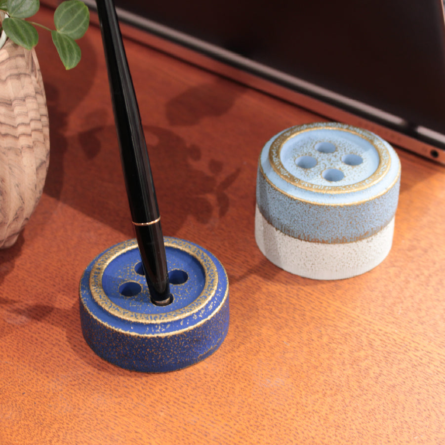 【数量限定・予約:入荷10月中旬】南部鉄器の文ちん 白藍／薄藍／紺藍