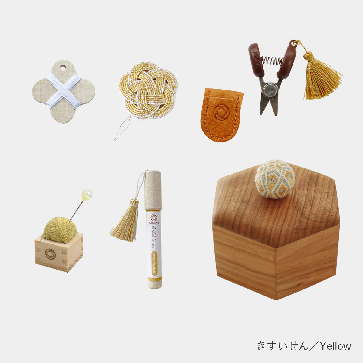 Online　お裁縫セット　手まりの六角小箱　Cohana　–　Store